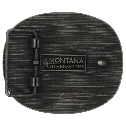 A1018WR - Montana Silversmiths Keep it Old School Whiskey Bent Buckle