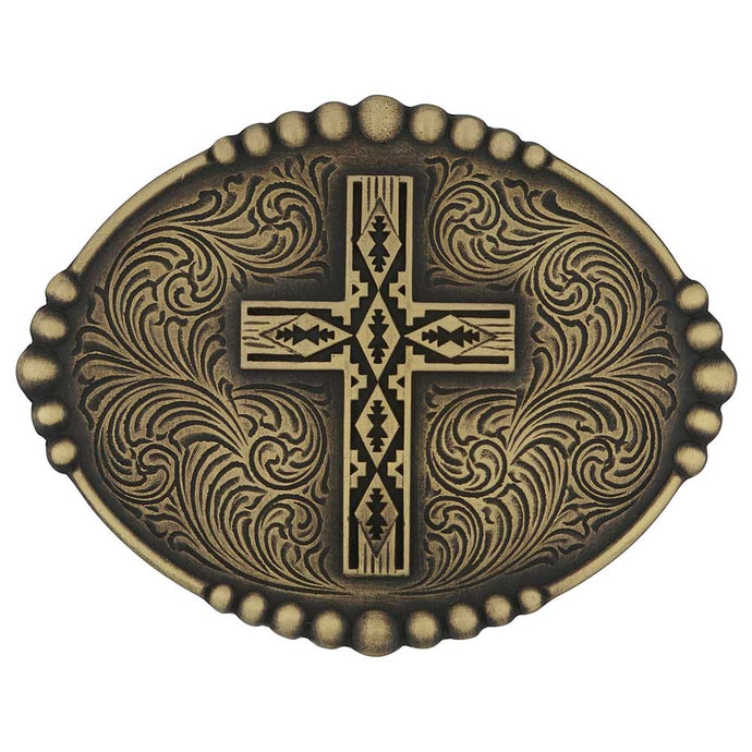 A1026P - Montana Silversmiths Faith of the Southwest Buckle