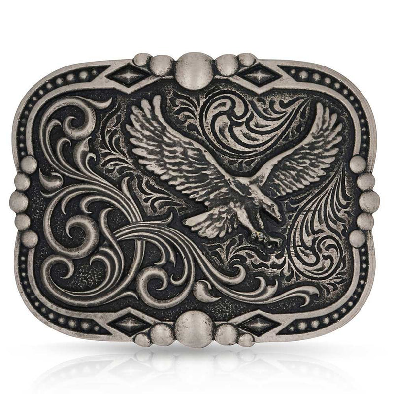 Load image into Gallery viewer, A1034S - Montana Silversmiths Soaring Freedom Buckle
