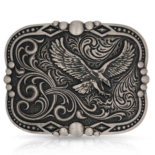 A1034S - Montana Silversmiths Soaring Freedom Buckle