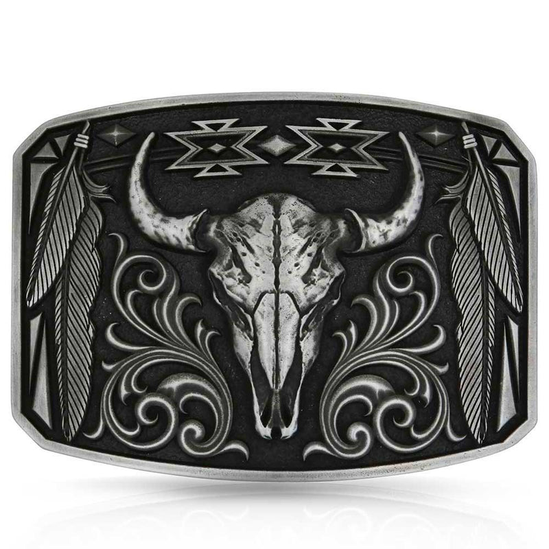 Load image into Gallery viewer, A1037S - Montana Silversmiths Legend &amp; Pride Buckle
