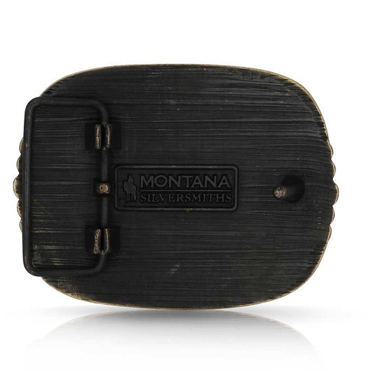 A1040C - Montana Silversmiths Kneel For The Cross Buckle