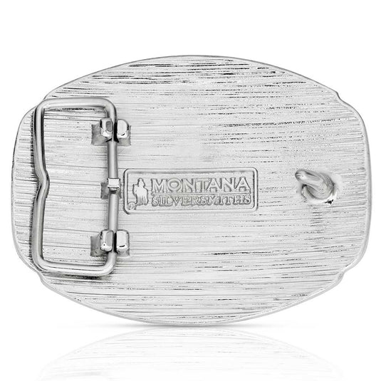 A1047 - Montana Silversmiths Western Initial Buckle