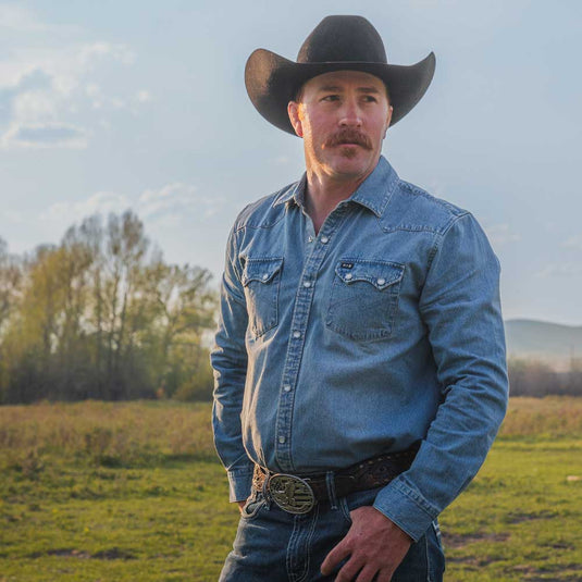 A1063S - Montana Silversmiths Forged in Freedom Buckle