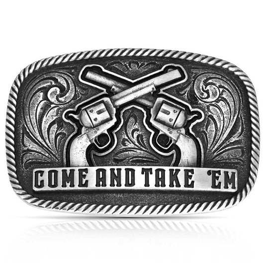 A1065S - Montana Silversmiths Frontier Spirit Buckle