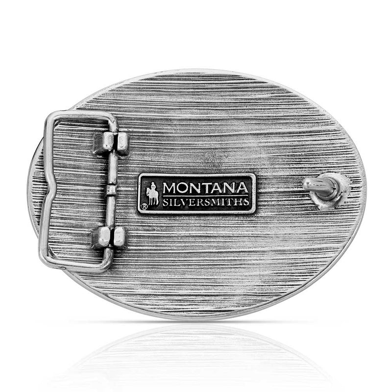 Load image into Gallery viewer, A1066P - Montana Silversmiths Buffalo Ridge Buckle
