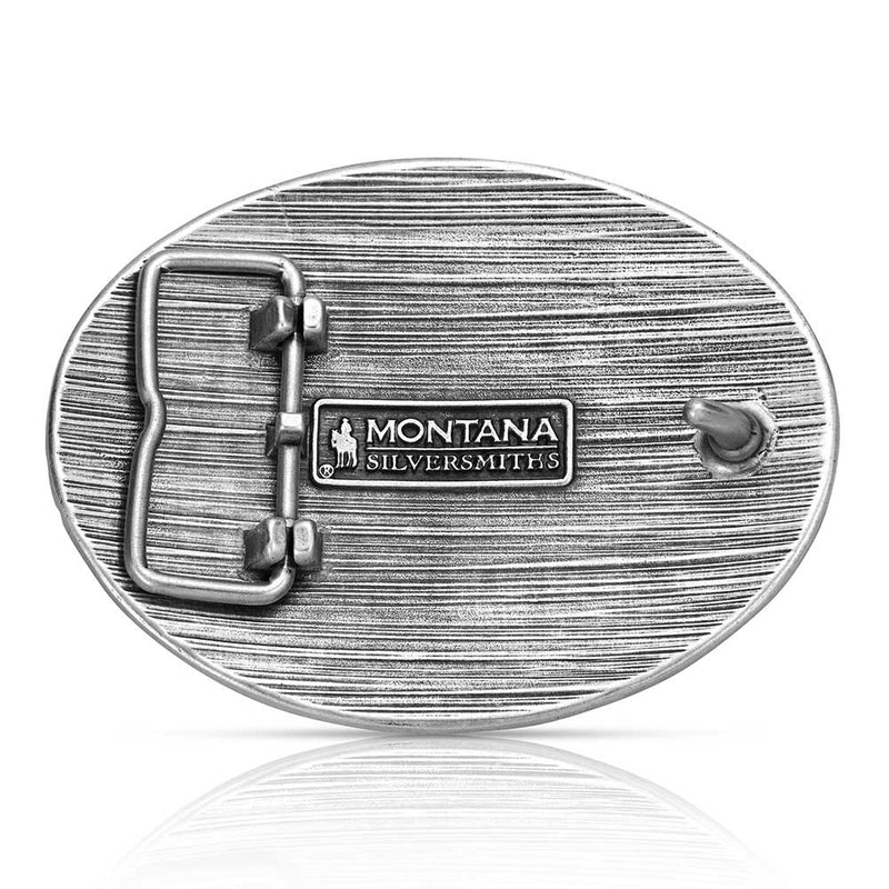 Load image into Gallery viewer, A1073P - Montana Silversmiths Established Faith Buckle
