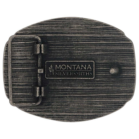 A993S - Montana Silversmiths Longhorn Soul Attitude Buckle