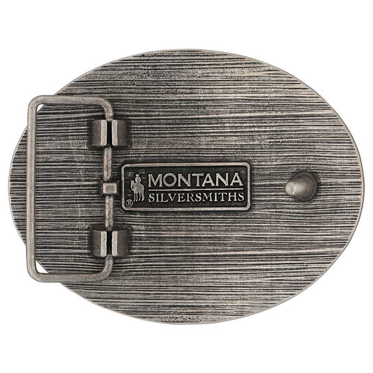 A997P - Monana Silversmiths Mountain Majesty Attitude Buckle