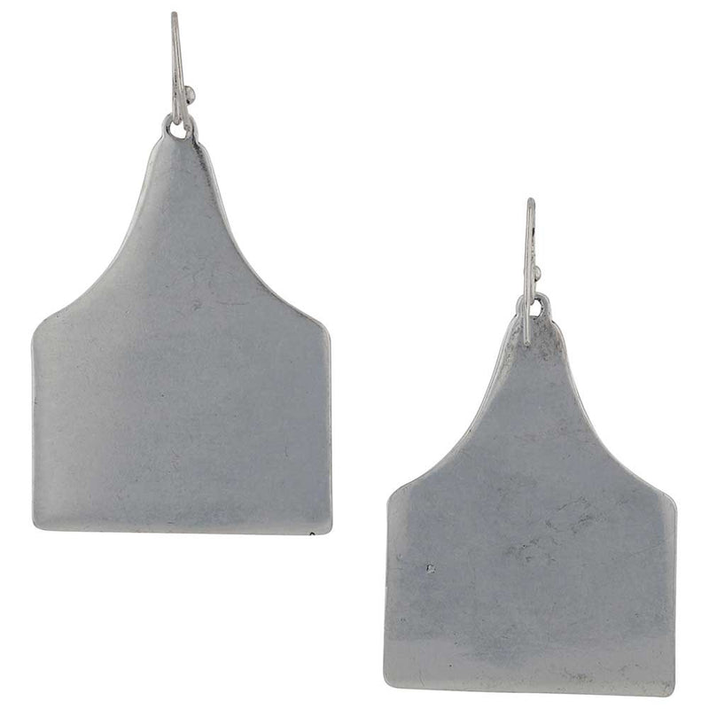 Load image into Gallery viewer, AER6078 - Montana Silversmiths On the Ranch Cow Tag Earrings
