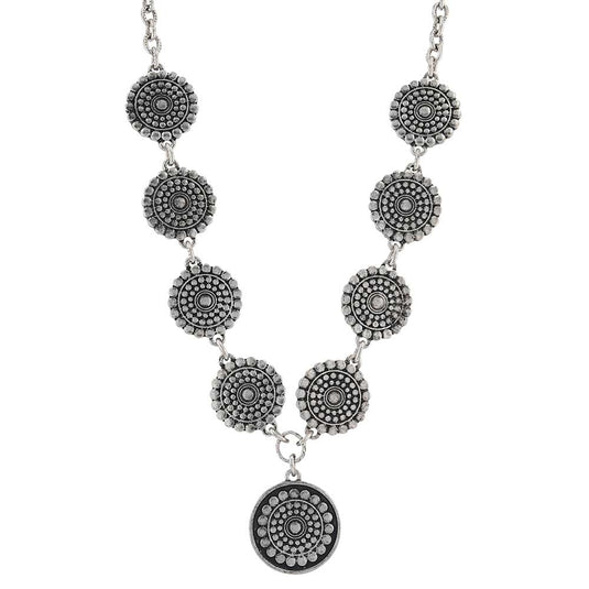 ANC5931 - Montana Silversmiths Celestial Concho Attitude Necklace