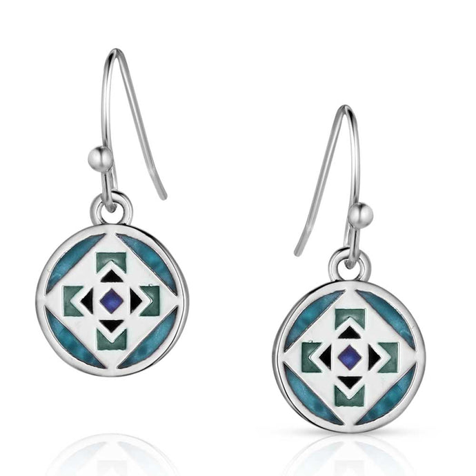 ER5775 - Montana Silversmiths Subtle Charm Turquoise Earrings