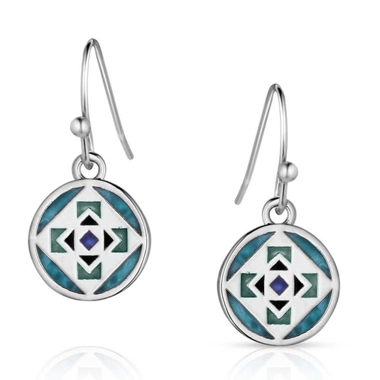 ER5775 - Montana Silversmiths Subtle Charm Turquoise Earrings