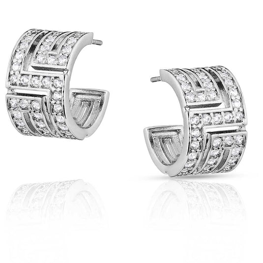 ER5796 - Montana Silversmiths Unpredictable Elegance Crystal Earrings