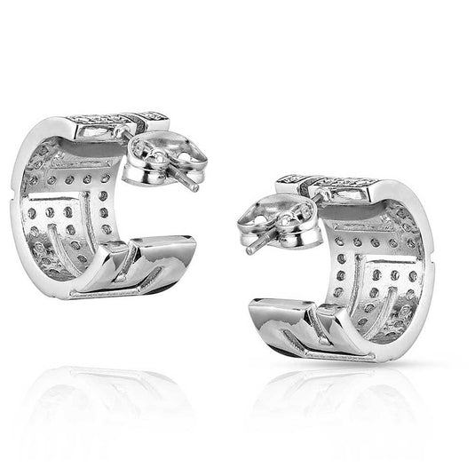 ER5796 - Montana Silversmiths Unpredictable Elegance Crystal Earrings