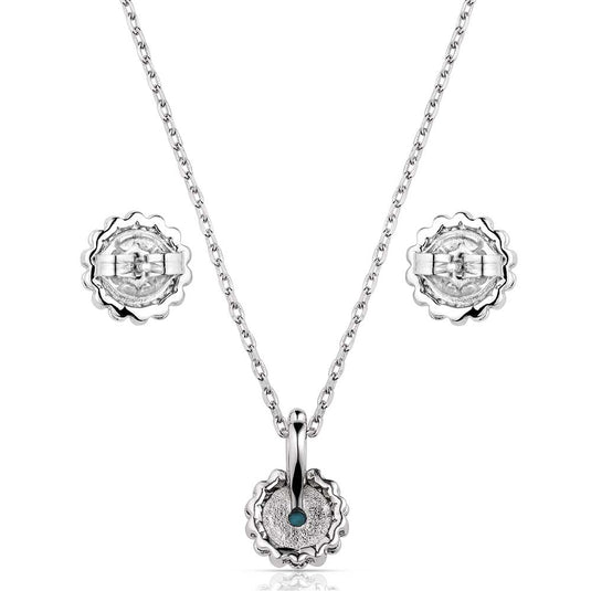 JS5954 - Montana Silversmiths Blue Waters Turquoise Jewelry Set