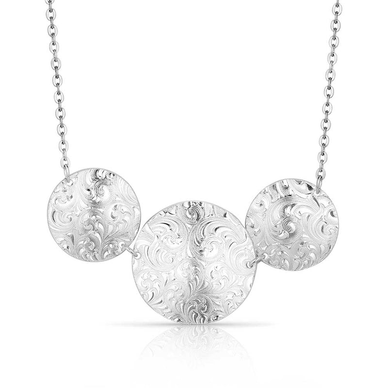 Load image into Gallery viewer, NC5813SV - Montana Silversmiths Sundance Conchos Necklace
