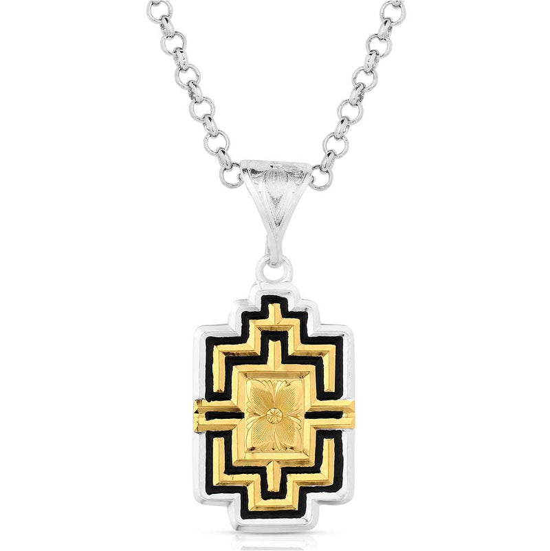 Load image into Gallery viewer, NC5986- Montana Silversmiths Rise Above Geometric Necklace

