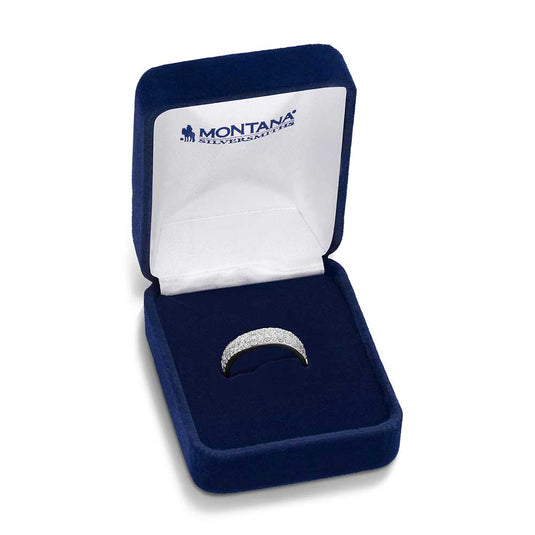 RG5609 - Montana Silversmiths Calm Waters Crystal Open Ring
