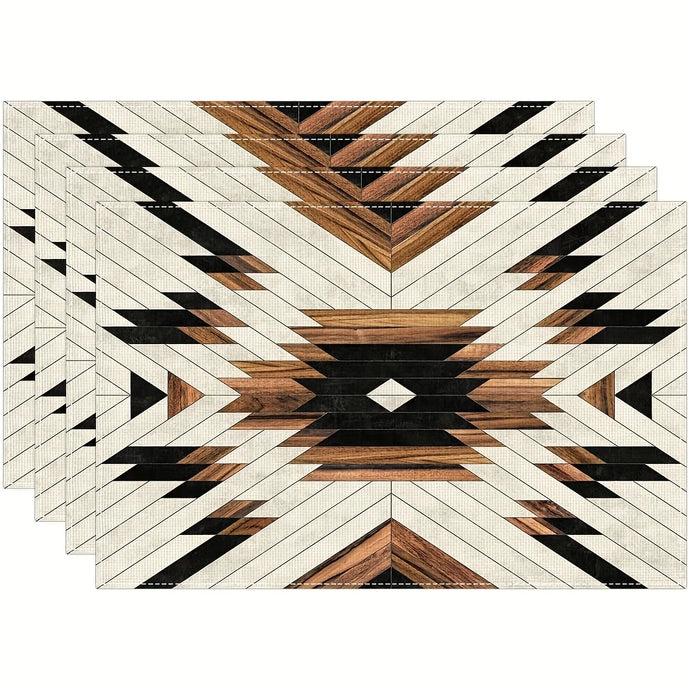 TMPLMT10 - Set of 4 Aztec Print Placemats