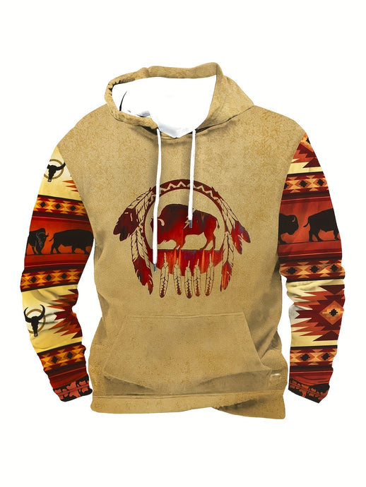 TMSWST4 - Native American Buffalo Sweatshirt