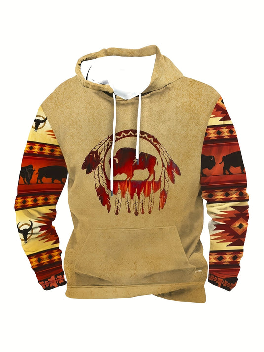 TMSWST4 - Native American Buffalo Sweatshirt