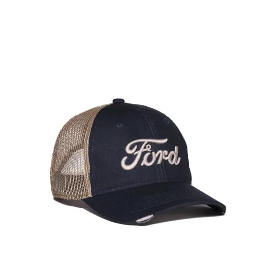 FRD16A - Ford Navy/Natural Cap