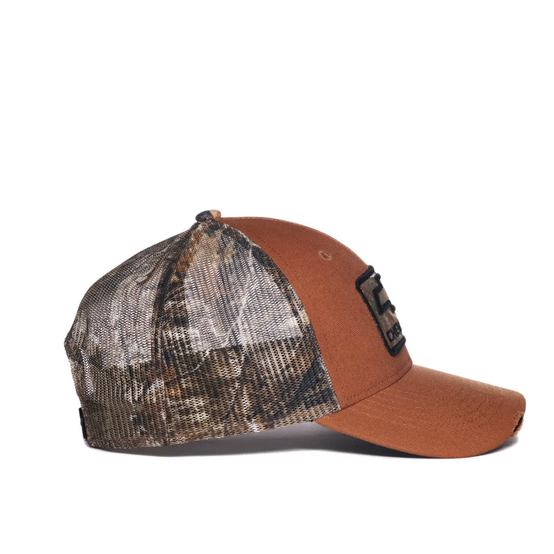Load image into Gallery viewer, GEN18A - Chevrolet Weathered Cotton Cap With Camo Mesh
