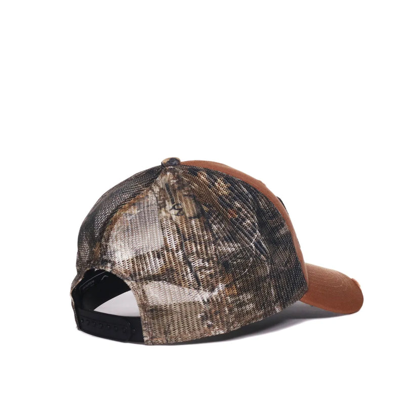 Load image into Gallery viewer, GEN18A - Chevrolet Weathered Cotton Cap With Camo Mesh
