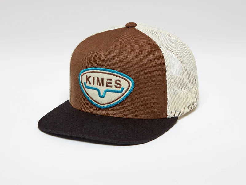Load image into Gallery viewer, KM43 - Kimes Ranch Conway Trucker Hat - Brown
