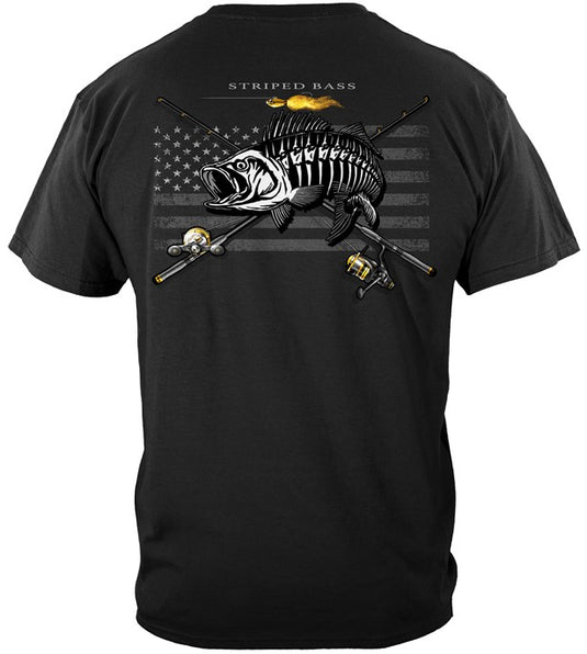 BTB2504 - Black Flag Patriotic Striped Bass