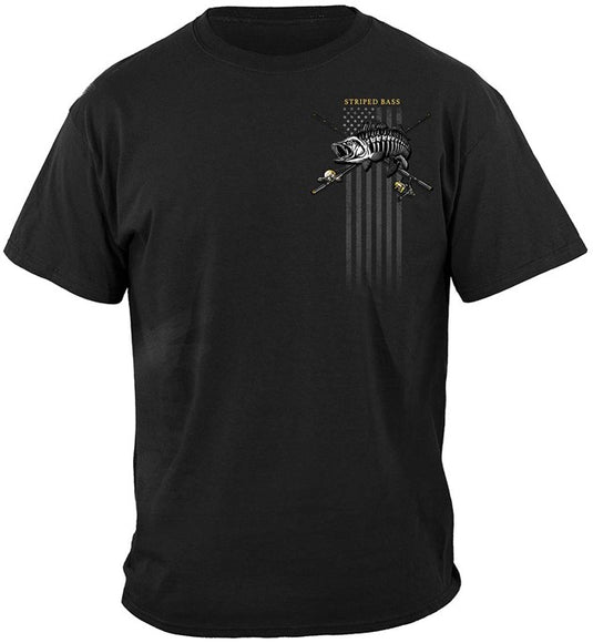 BTB2504 - Black Flag Patriotic Striped Bass