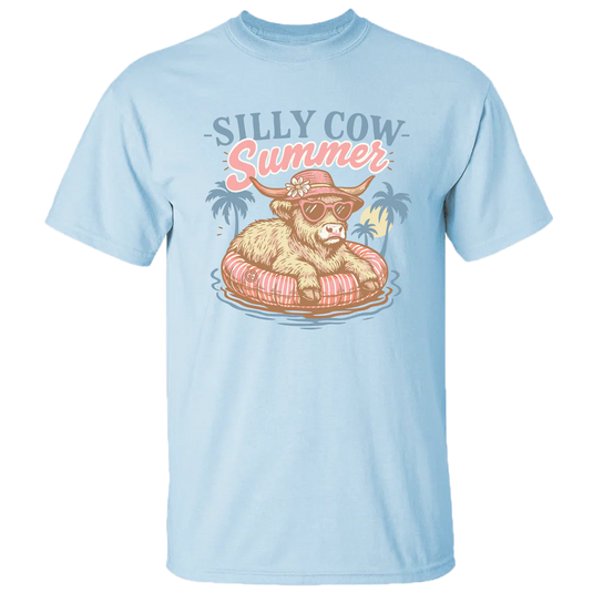 2790 - Silly Cow Summer - Light Blue