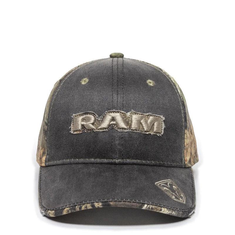 Load image into Gallery viewer, RAM05A - Black Mossy Oak Country RAM Cap
