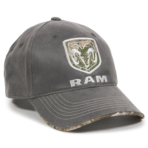 Load image into Gallery viewer, RAM11A - Grey and Camo Cap With Ram Logo
