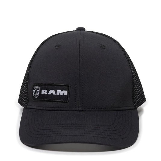 RAM12A - Black Cap With Ram Logo