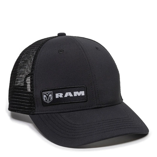 RAM12A - Black Cap With Ram Logo