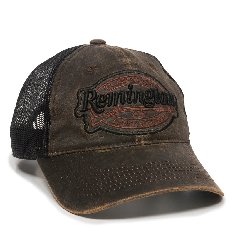 Load image into Gallery viewer, RM17A - Remington Dark Brown Weathered Cotton Cap
