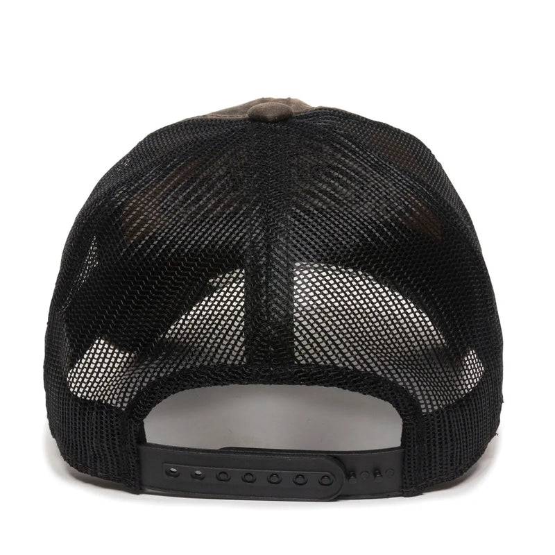 Load image into Gallery viewer, RM17A - Remington Dark Brown Weathered Cotton Cap
