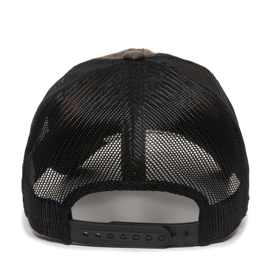RM17A - Remington Dark Brown Weathered Cotton Cap