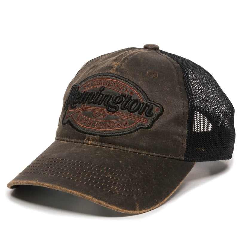 Load image into Gallery viewer, RM17A - Remington Dark Brown Weathered Cotton Cap
