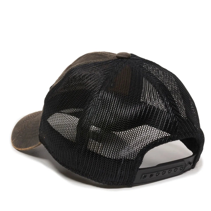Load image into Gallery viewer, RM17A - Remington Dark Brown Weathered Cotton Cap
