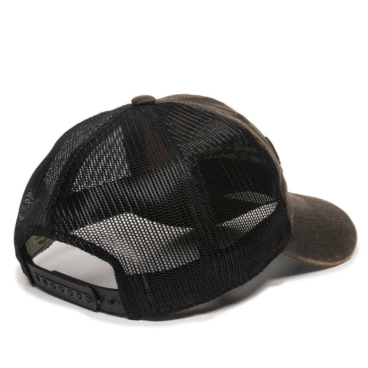 RM17A - Remington Dark Brown Weathered Cotton Cap