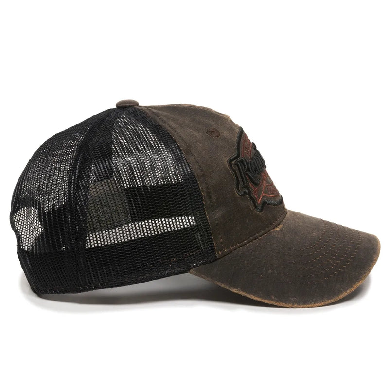 Load image into Gallery viewer, RM17A - Remington Dark Brown Weathered Cotton Cap
