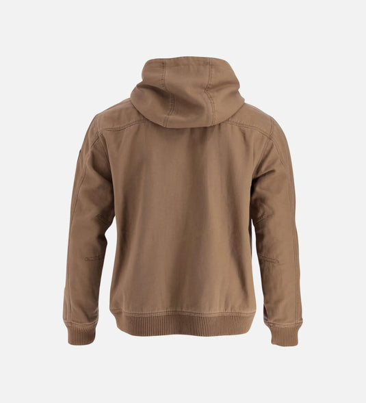 TG205572 - Thorogood Legacy Stone Washed Hooded Bomber Jacket - Otter