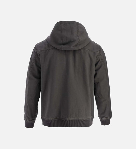TG205572 - Thorogood Legacy Stone Washed Hooded Bomber Jacket - Tarmac