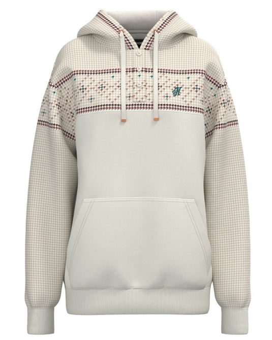 HH2602CRPR - Hooey Ladies "Jimmy" Cream Hoody with Geometric Print