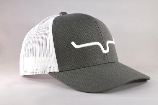 KM26 - Kimes Ranch Weekly Trucker Hat - Grey
