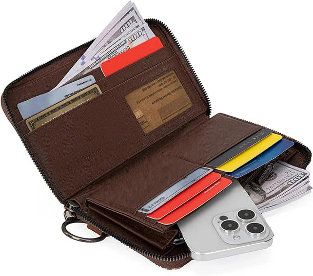 Load image into Gallery viewer, WG2202-W006CF - Wrangler Southwestern Art Print Wallet - Coffee
