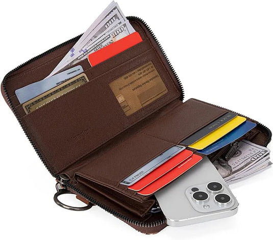 WG2202-W006CF - Wrangler Southwestern Art Print Wallet - Coffee